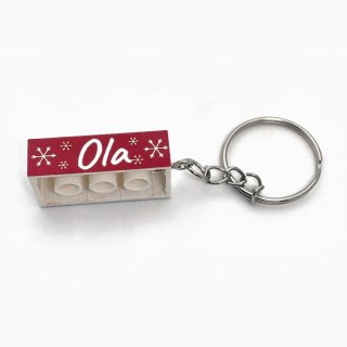 Brelok klocek personalizowany z imieniem napisem datą prezent upominek