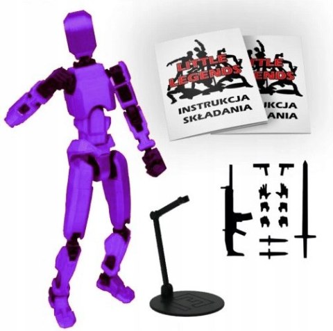 Figurka kolekcjonerska Little Legend Mini Dummy13 FIOLETOWA
