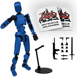 Figurka kolekcjonerska Little Legend Mini Dummy13 NIEBIESKA