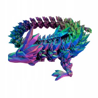 Kryształowy smok przegubowy 54 cm