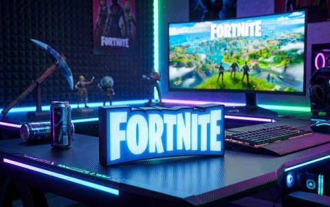 LAMPKA LED LOGO FORTNITE GAMINGOWY NEON RGB + GRATIS