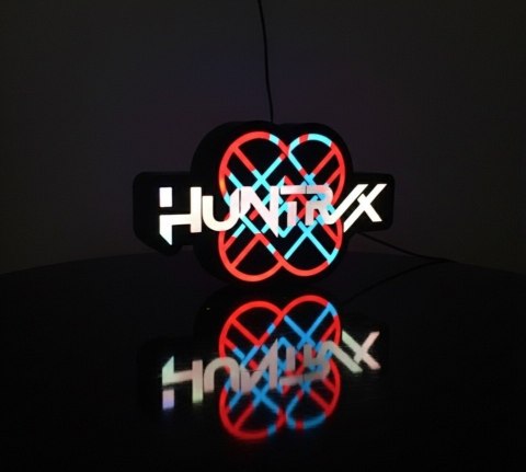 Lampka LED Huntrix K-Pop Demon Hunters Łowczynie Demonów RGB Pilot