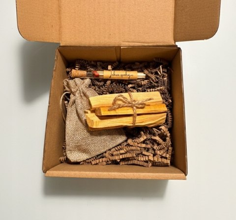 PALO SANTO KADZIDŁO NATURALNE PERU + LAWENDA DIY 5szt ok. 55g LUVIME