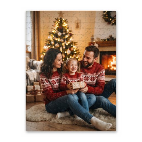 Puzzle ze zdjęciem A3 300 elementów 30x40 personalizowane prezent woreczek